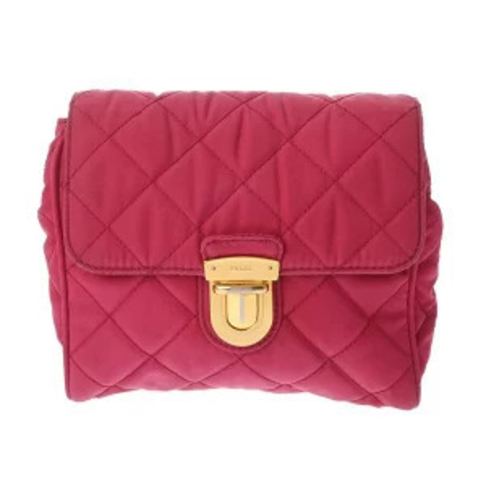 Prada Chain Shoulder Bag Pink
